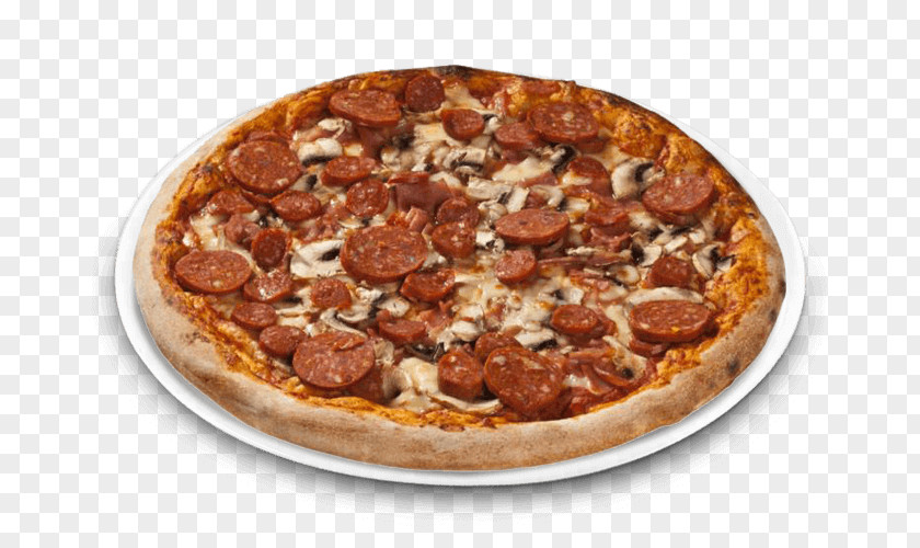 Pizza Sicilian Italian Cuisine Fast Food Ham PNG