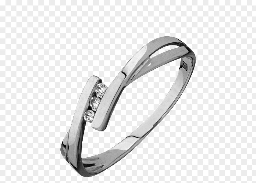 Ring Silver Carat Solitaire Diamond PNG
