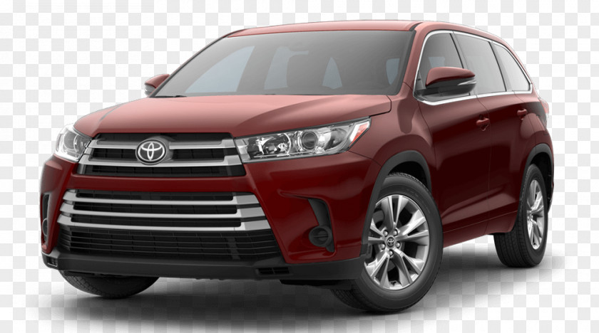 Toyota 2018 Highlander Hybrid Limited Platinum Sport Utility Vehicle Car PNG