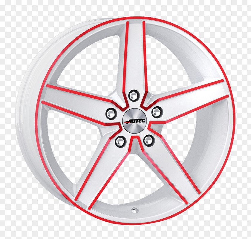 Volkswagen Alloy Wheel Red Autofelge Autec GmbH & Co. KG PNG