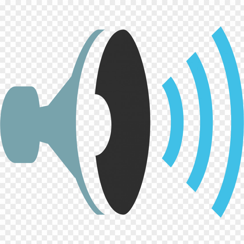 Audio Speakers Emoji Sound Loudspeaker Wave Clip Art PNG