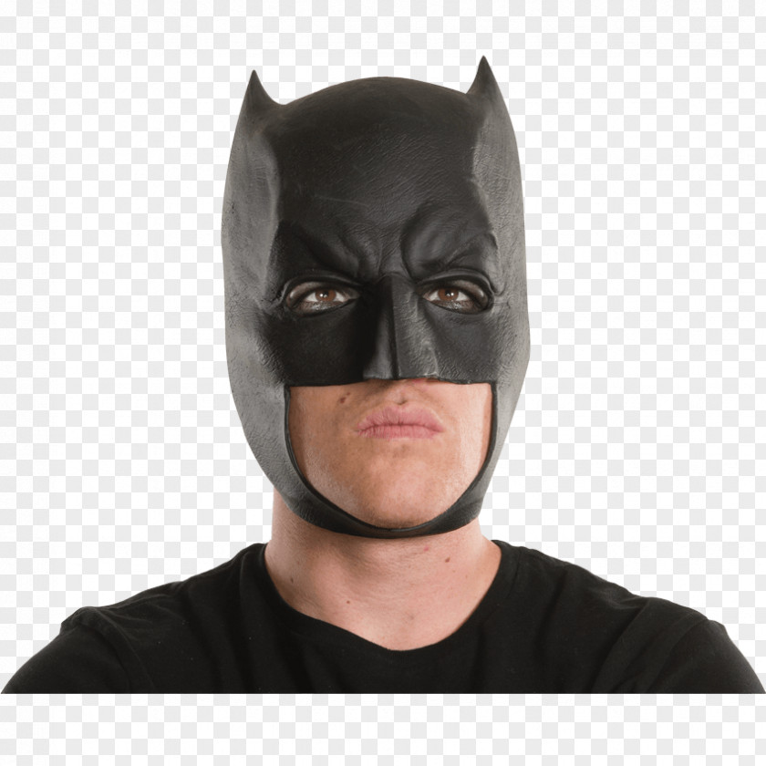 Batman Latex Mask Costume Superhero PNG