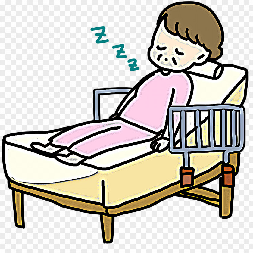 Bed Drawing Cartoon Grandmother Sleep PNG
