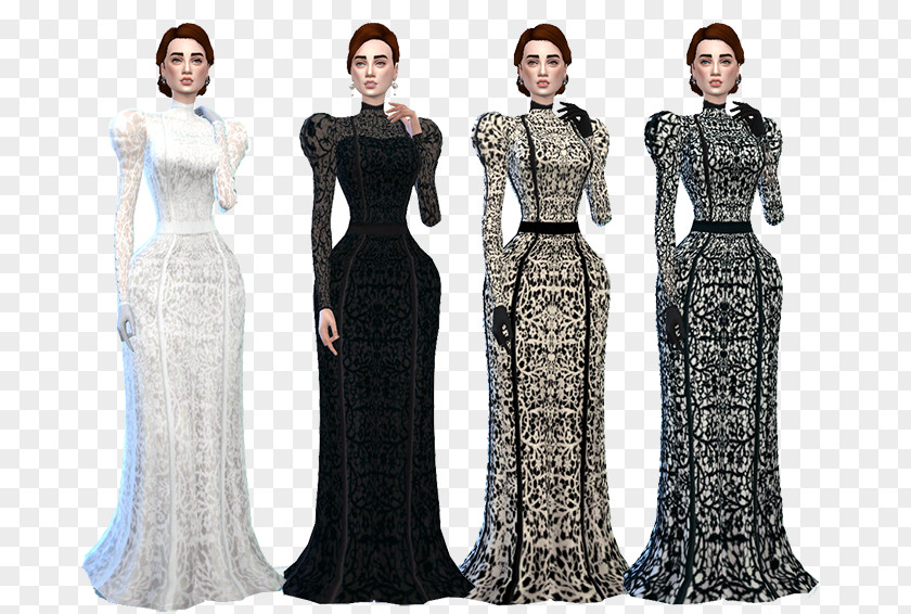 Dress The Sims 4 MySims Victorian Era 3 Fashion PNG