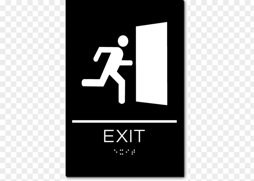 Ibc Business Exit Sign ADA Signs Emergency Signage Accessibility PNG