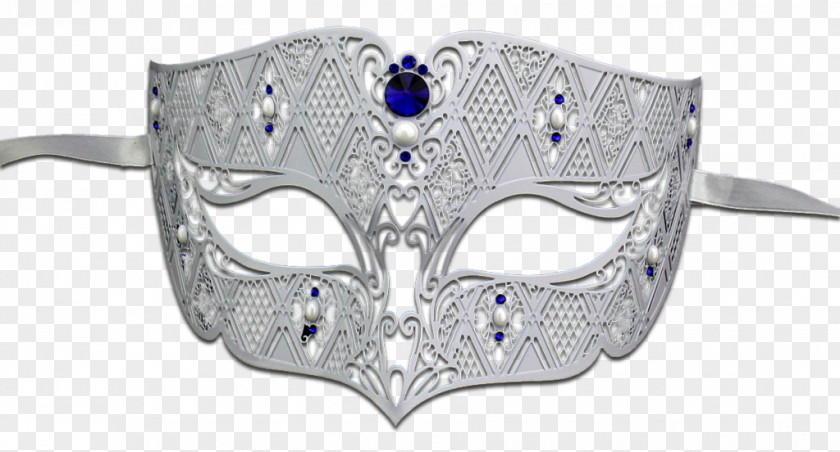 Mask Masquerade Ball Body Jewellery Silver PNG
