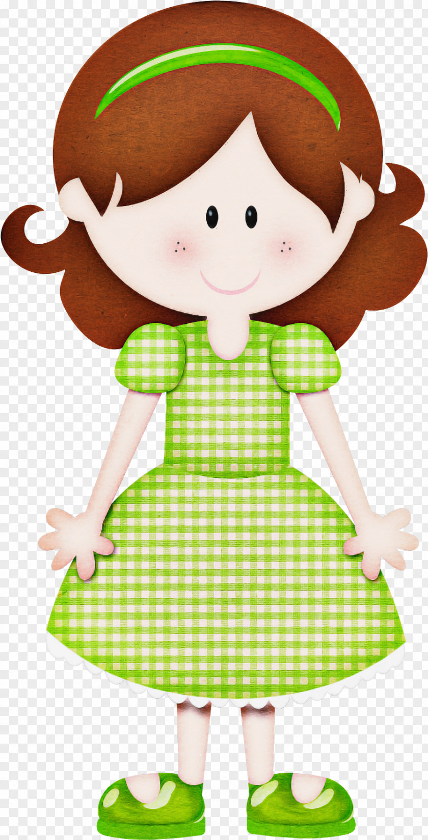 Toy Doll Cartoon Green PNG