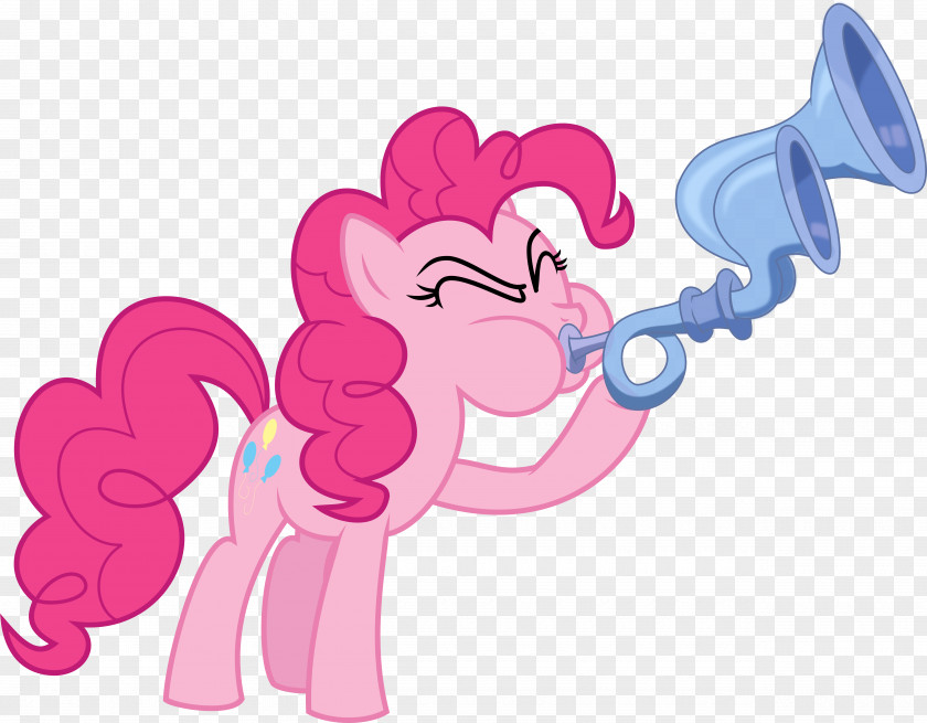 Unicorn Birthday Pinkie Pie Pony Horse French Horns DeviantArt PNG