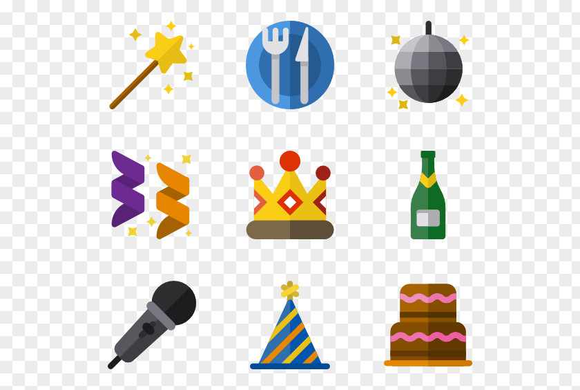 Vector Birthday Elements Technology Line Clip Art PNG