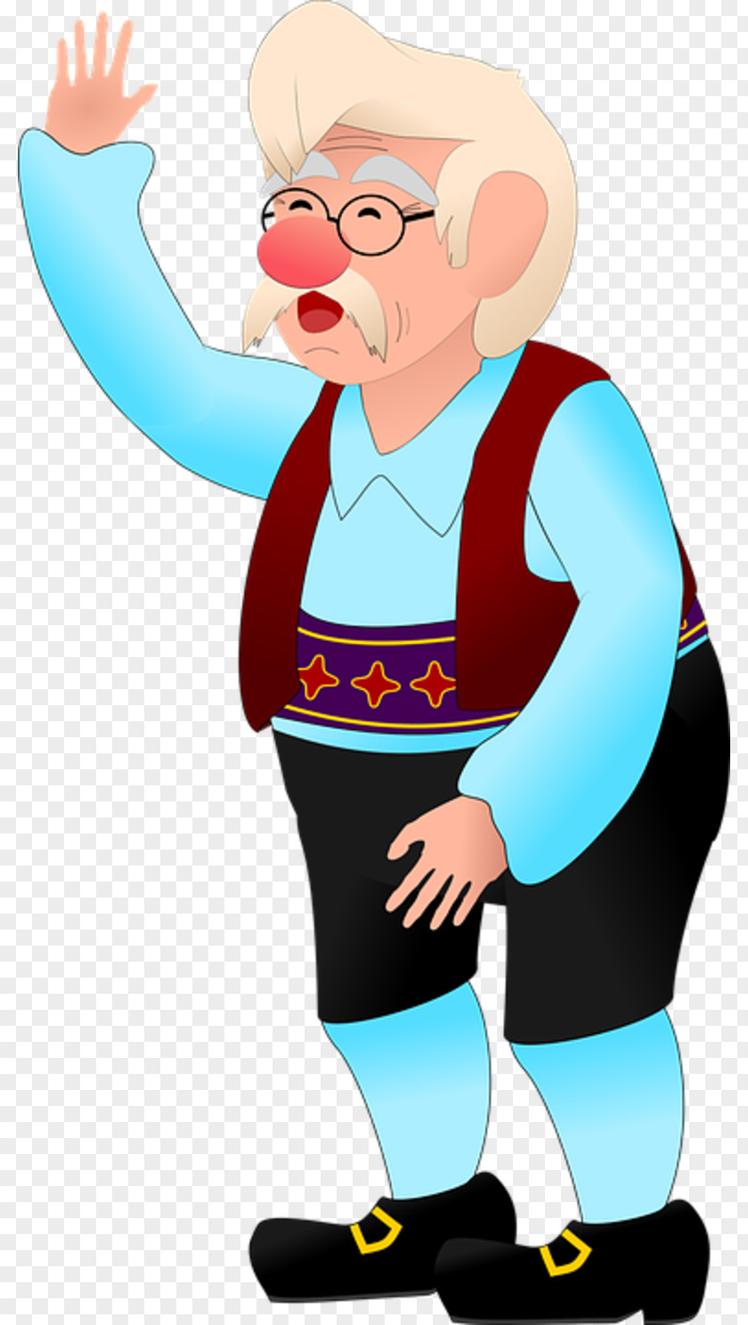 Vector Free Character Geppetto The Adventures Of Pinocchio Clip Art PNG