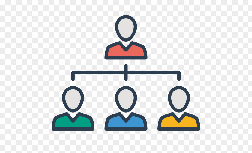 Business Hierarchical Organization Organizational Structure Chart PNG