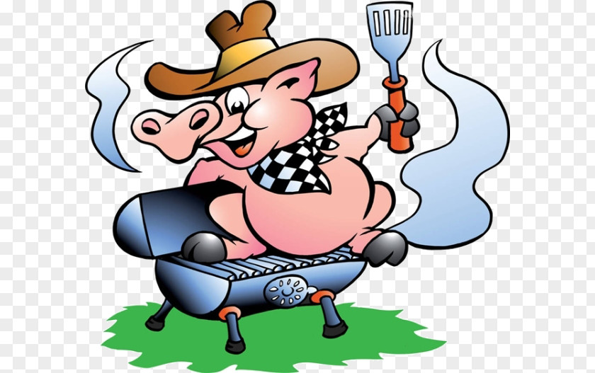 Cartoon Pork Barbecue Domestic Pig Ribs Char Siu Pulled PNG