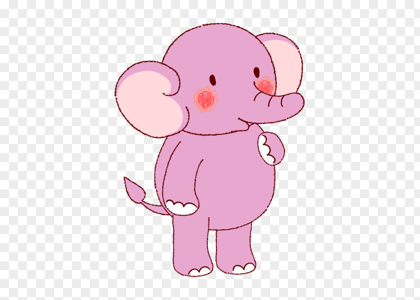 Cute Baby Elephant Cartoon Image Animation PNG