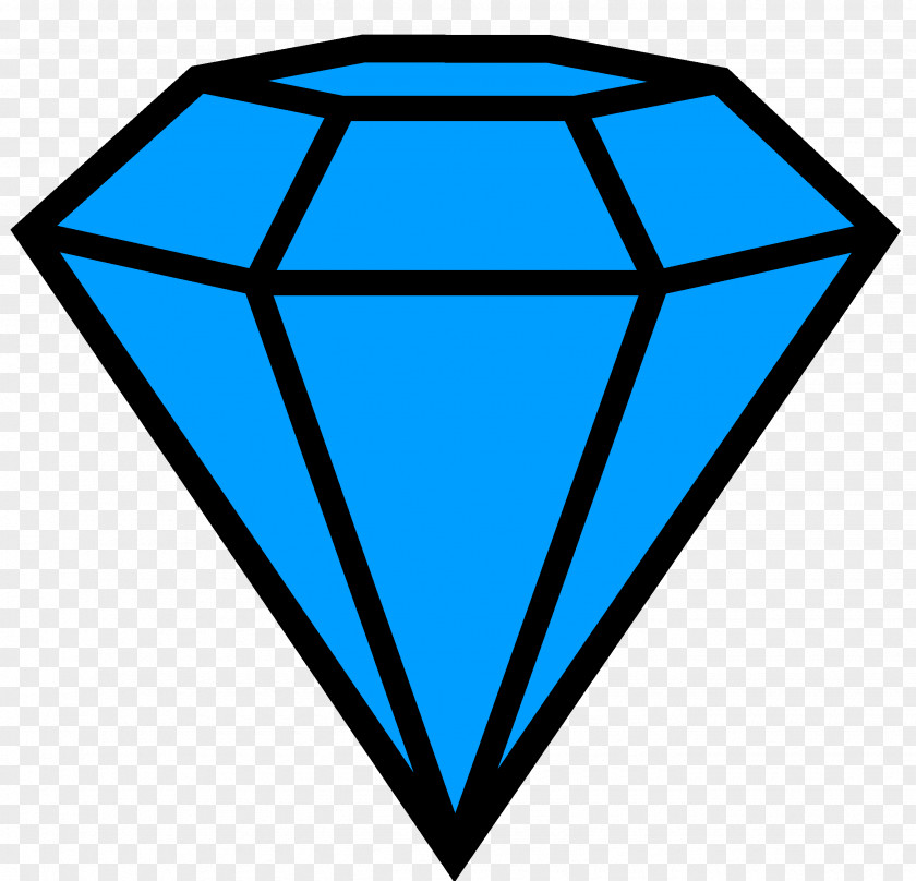 Diamond Blue Clip Art PNG