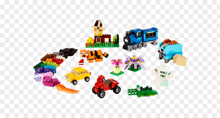 Lego Ideas Amazon.com LEGO 10696 Classic Medium Creative Brick Box 10698 Large Toy PNG