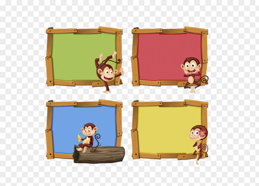 Monkey Dialog Photography Drawing Illustration PNG