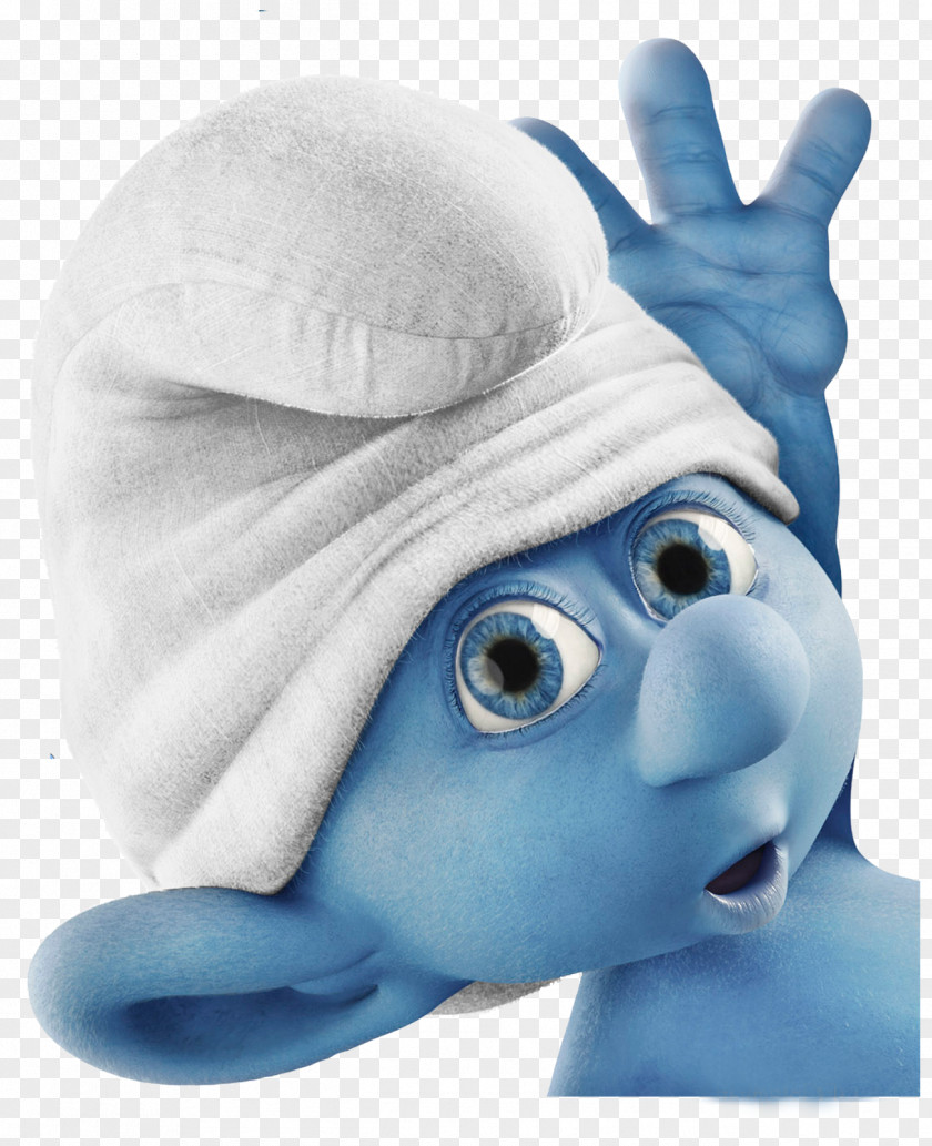 Smurfs Gargamel Papa Smurf Smurfette The Film Poster PNG