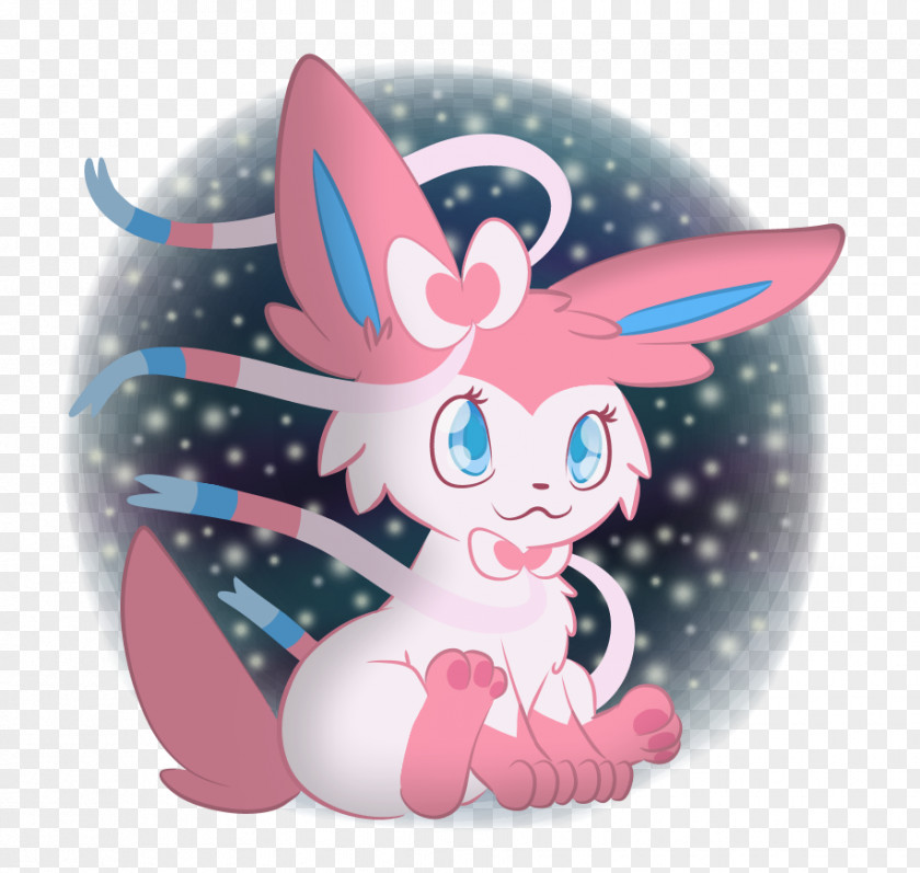 Starry Night Easter Bunny Hare Rabbit Desktop Wallpaper PNG