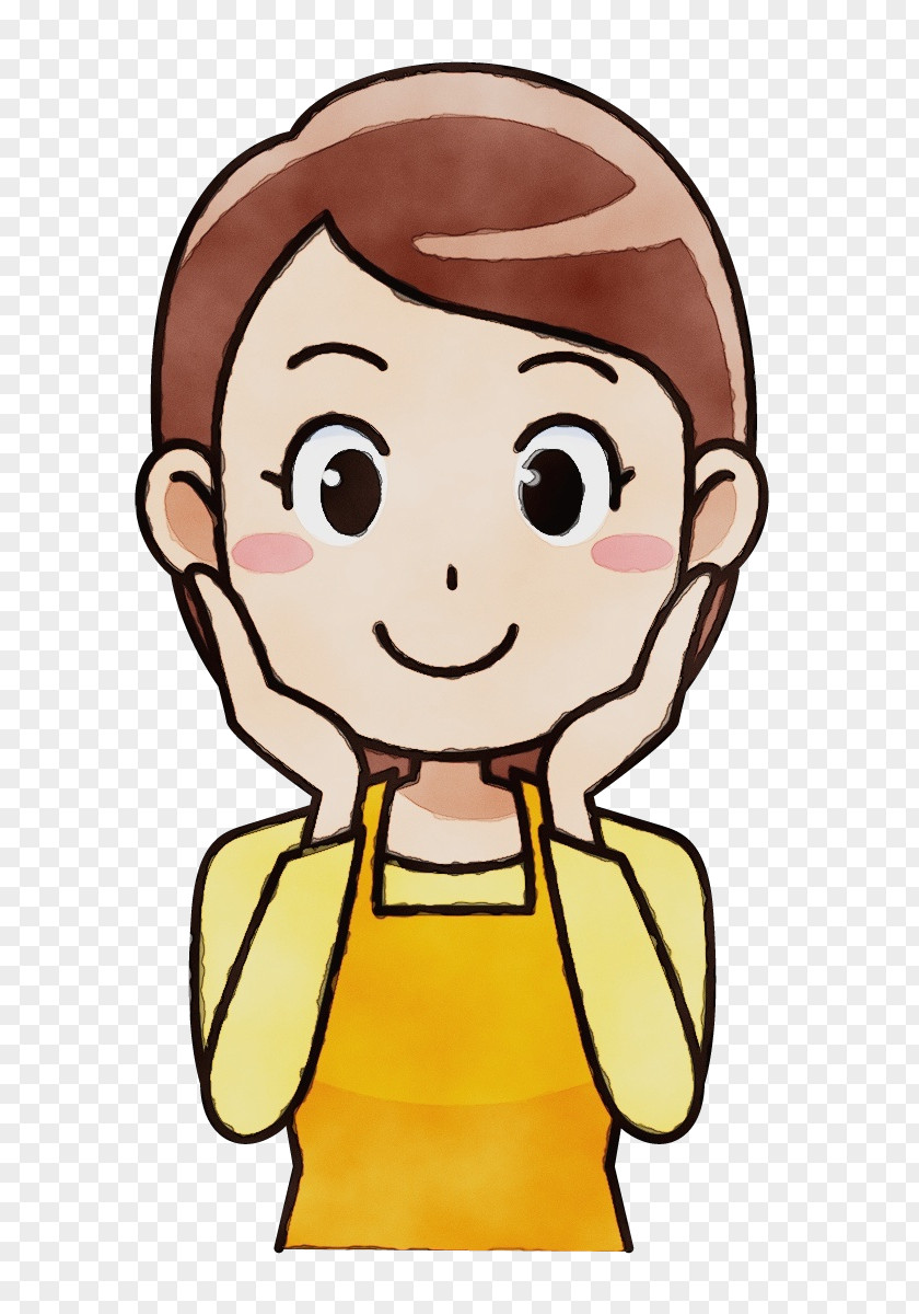 Toddler Happy Woman PNG