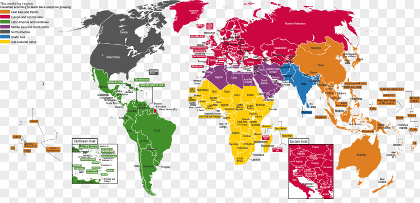 World Map Region Geography PNG
