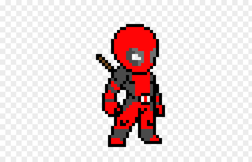 Deadpool Pixel Art Spider-Man Venom Drawing PNG