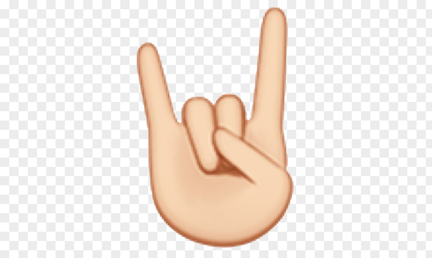 Emoji Sign Of The Horns Language Emoticon IPhone PNG