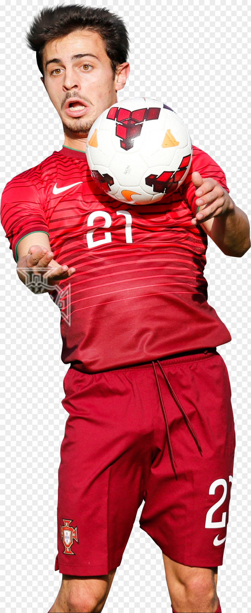 Football Bernardo Silva Portugal National Team Jersey Soccer Player PNG