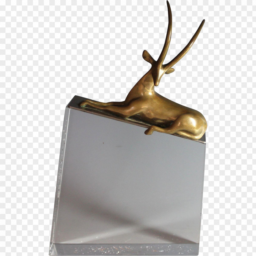 Gazelle Bronze Sculpture Fine Art Animalier PNG