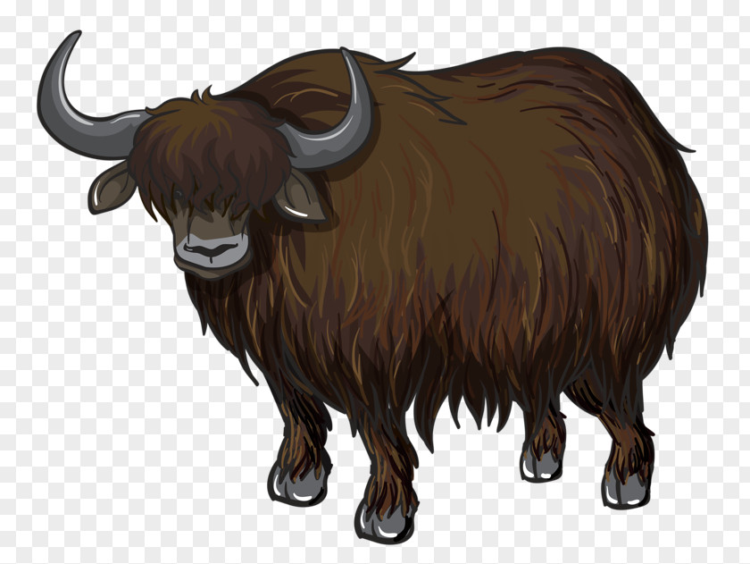 Hand Drawn Rhino Domestic Yak Royalty-free Clip Art PNG