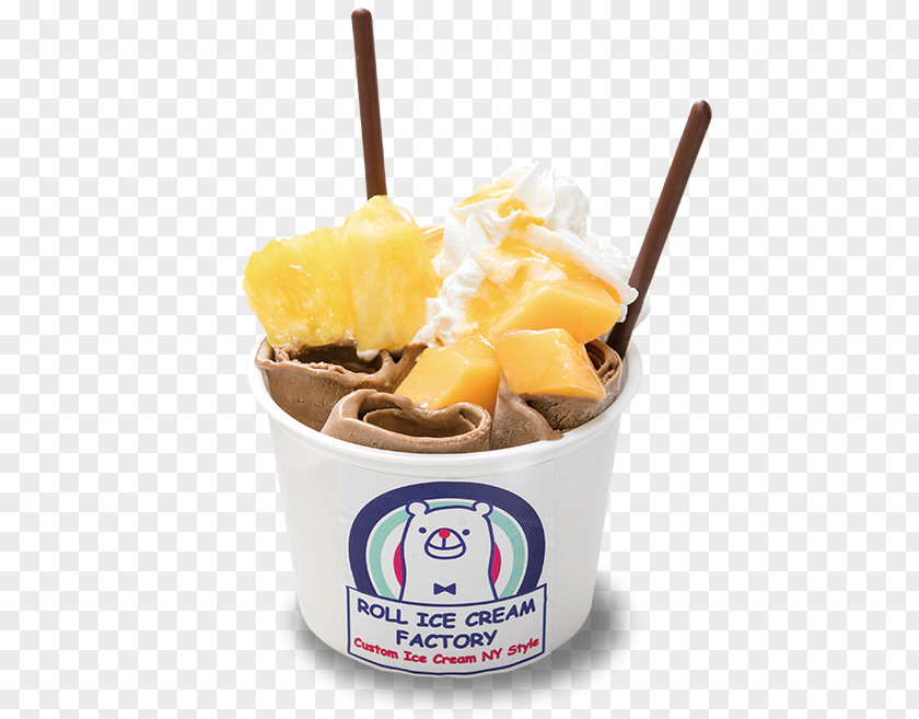 Ice Cream Sundae Roll Factory Frozen Yogurt PNG