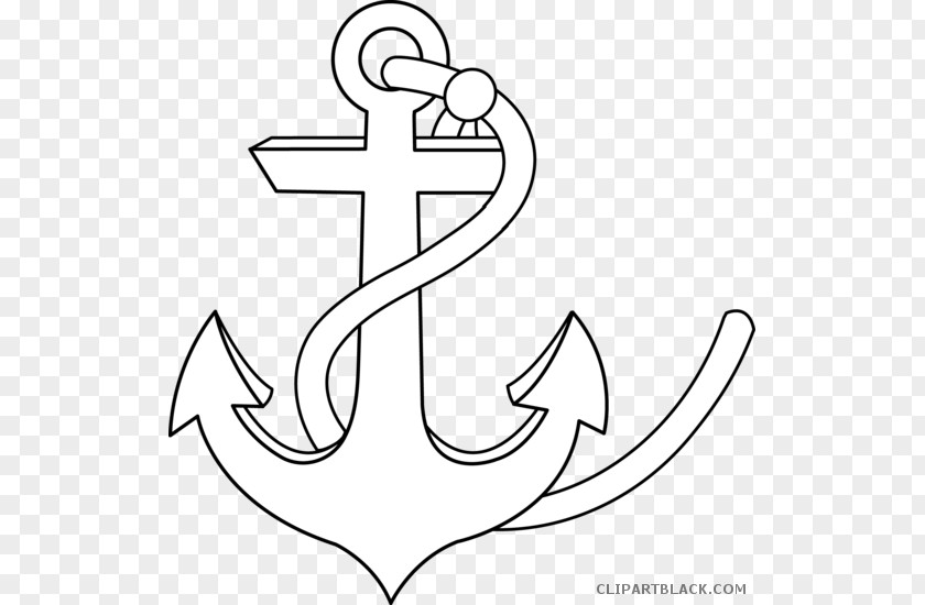 Anchor Clip Art Image Drawing Black And White PNG