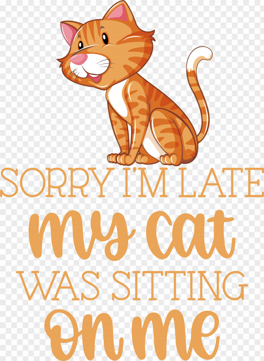 Cat Small Whiskers Cartoon Tail PNG