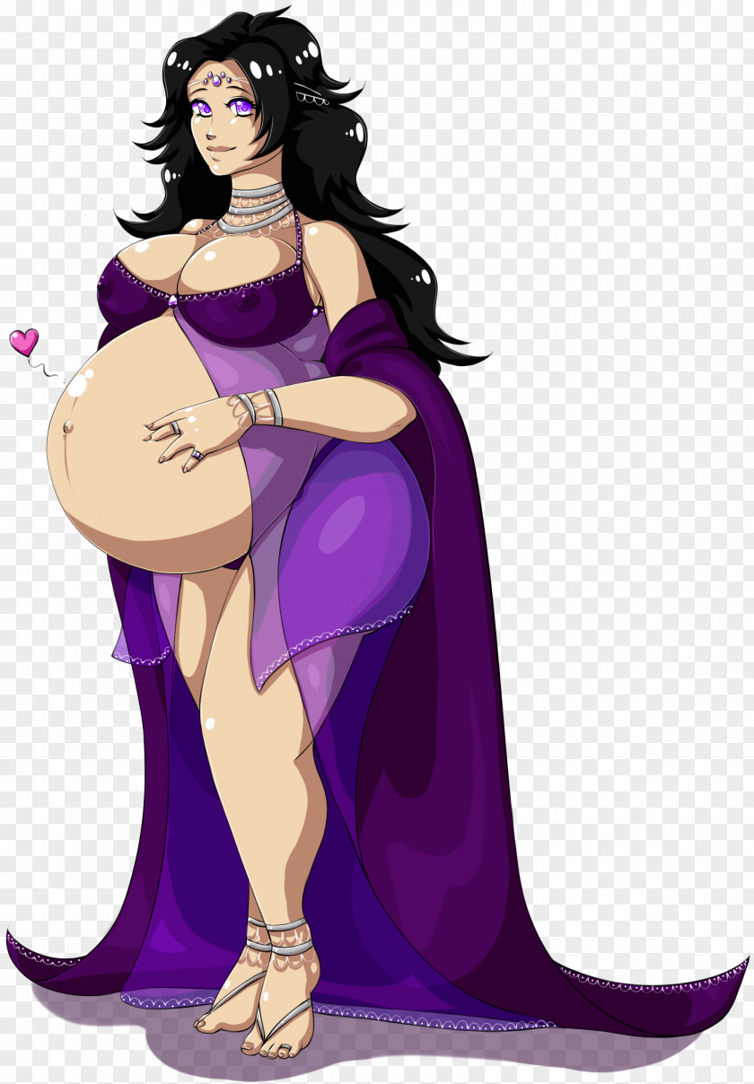 Goddess Art Violet Purple Legendary Creature PNG