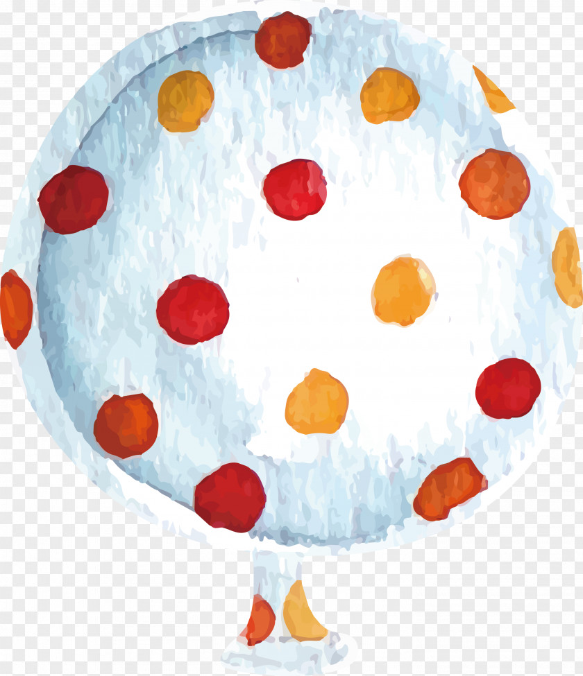 Hand Painted Watercolor Eggs Balloon Painting Birthday PNG