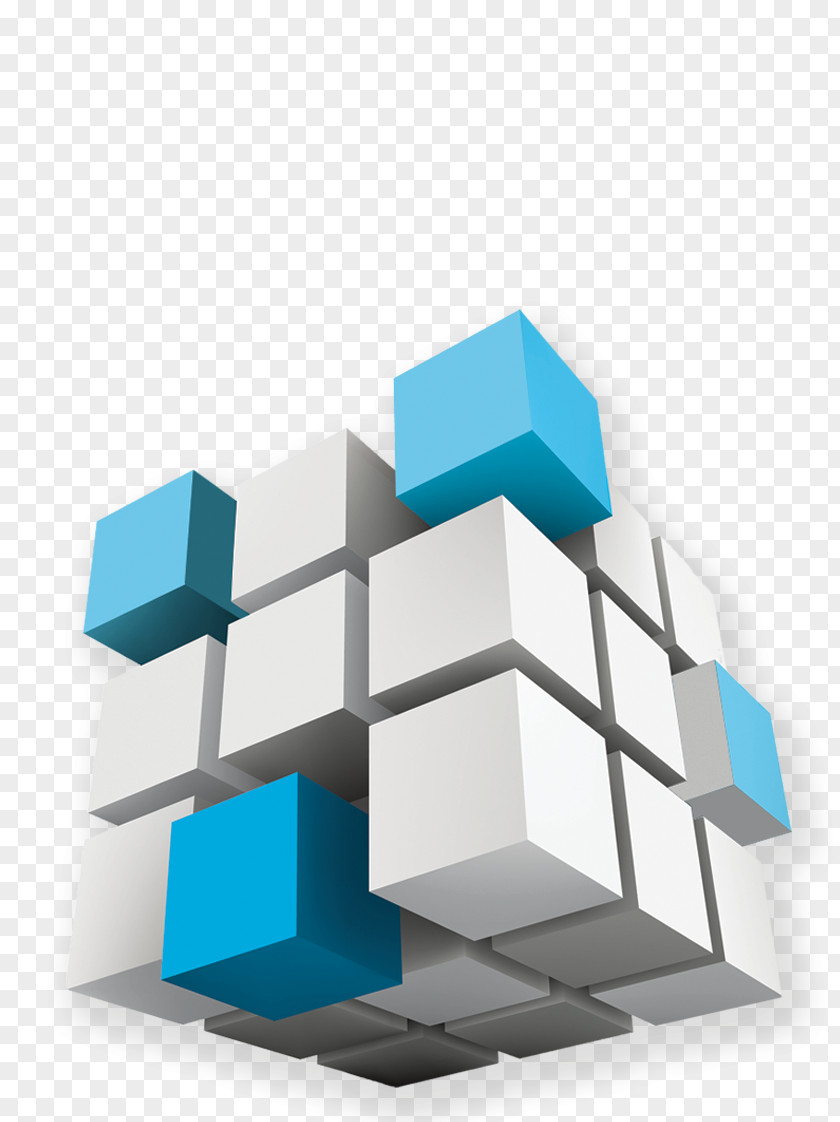 Rubik's Cube Euclidean Vector Three-dimensional Space Illustration PNG