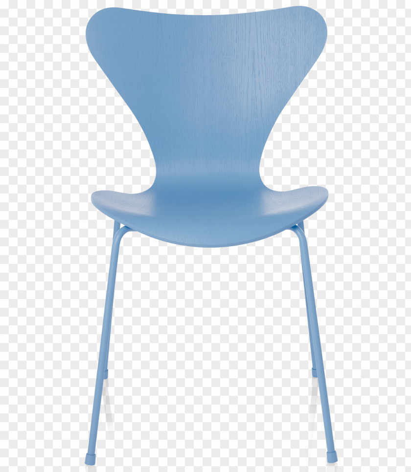 Blue Chair Model 3107 Egg Fritz Hansen PNG