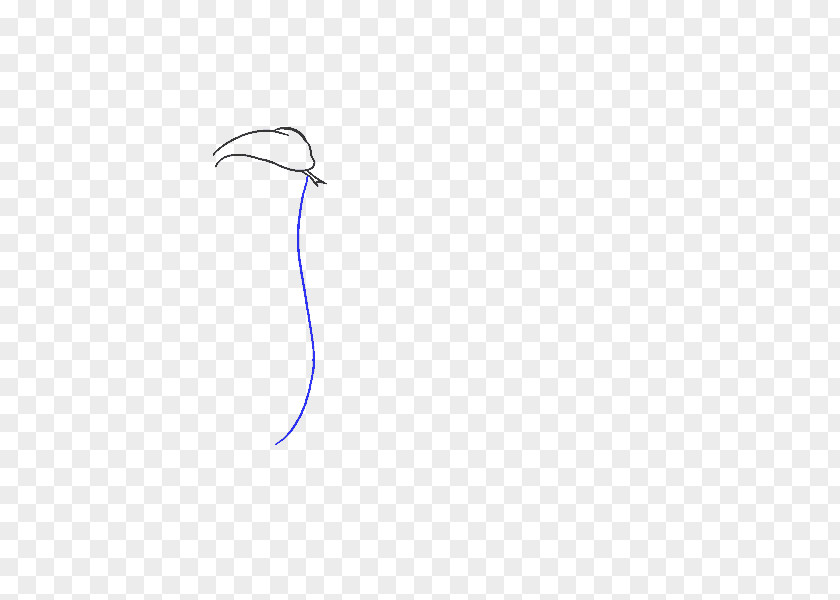 Curved Line Drawing Cartoon Cobra PNG