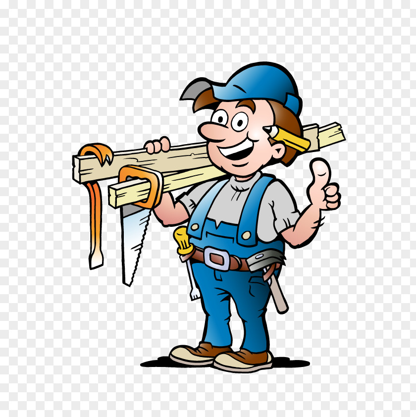 Carpenter Cartoon Joiner PNG