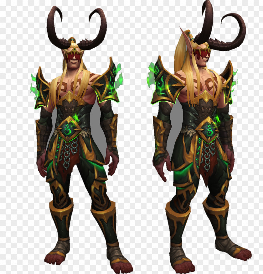 Demon Hunter Armour Legendary Creature PNG