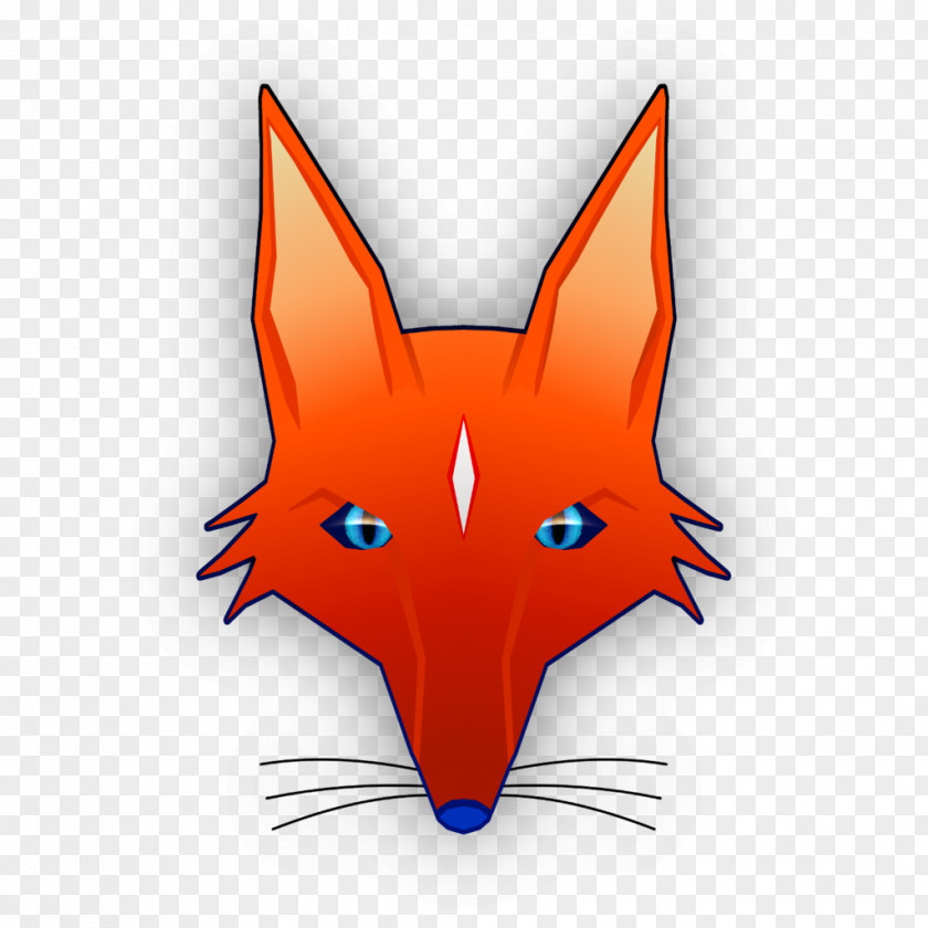 Krita Icon Red Fox Whiskers Snout Clip Art PNG