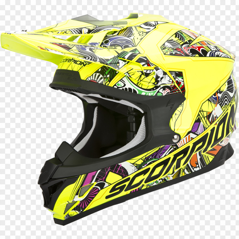 Multi Vector Motorcycle Helmets Scorpion Off-roading PNG