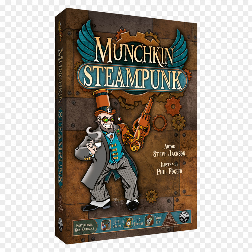 Munchkin Card Game Board Steampunk PNG