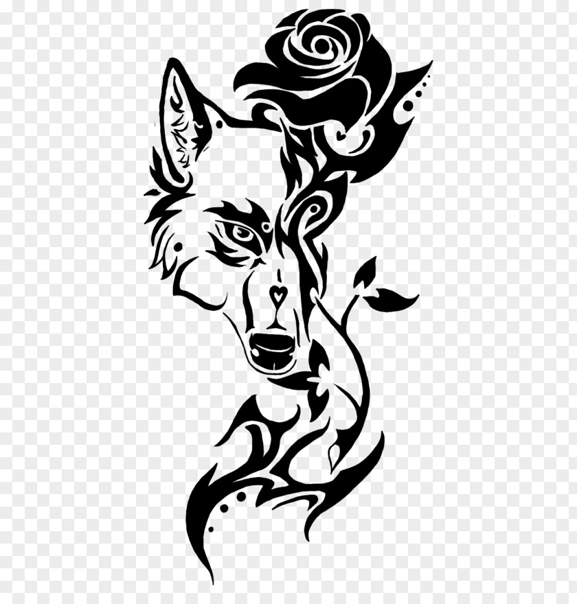 Wolf Tatto Sleeve Tattoo Drawing PNG