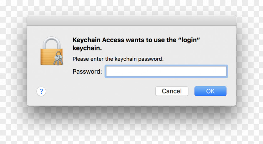 Apple Keychain Access Password MacOS PNG