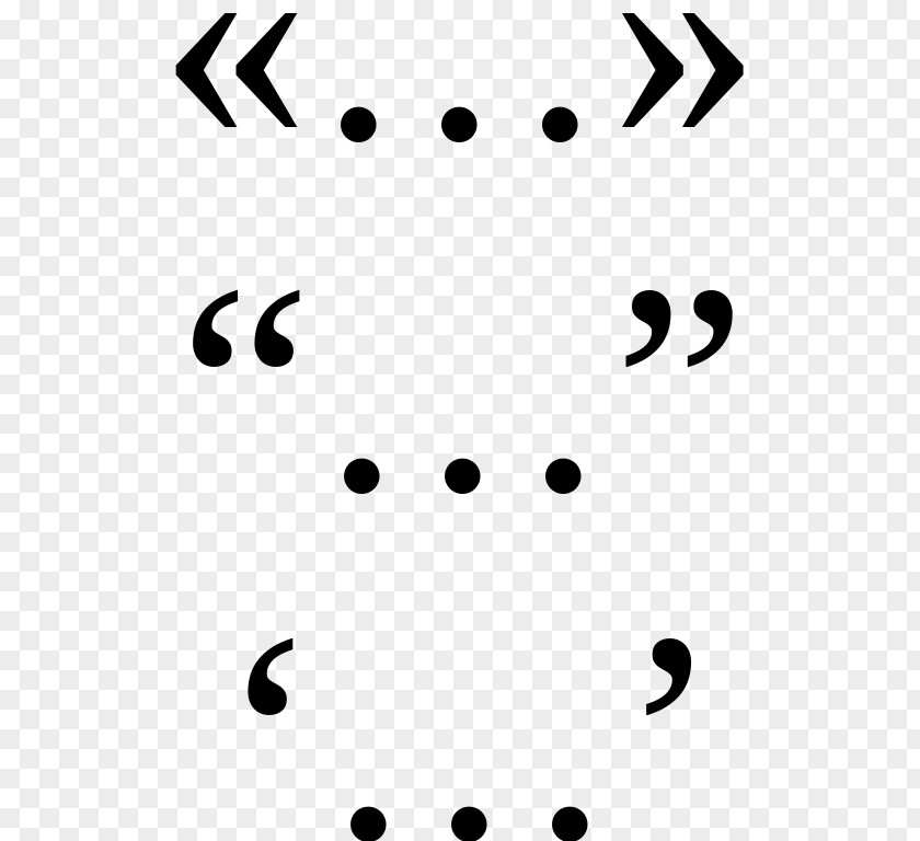 Coma Quotation Mark Spanish Greinarmerki Full Stop Diaeresis PNG