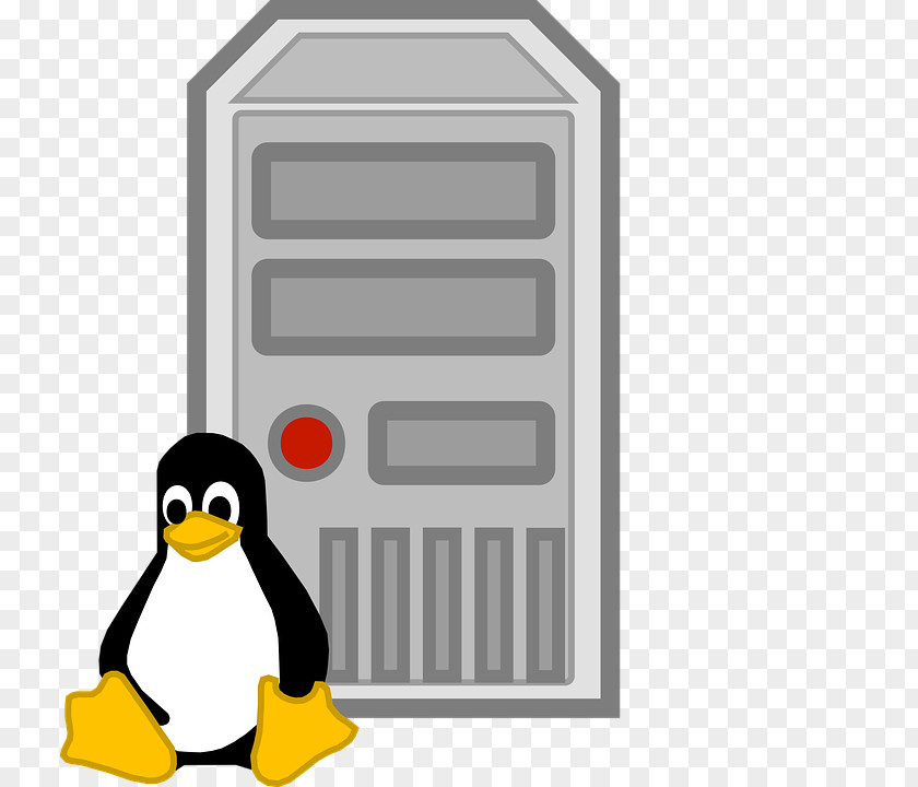 Linux Computer Servers Tux Virtual Private Server PNG