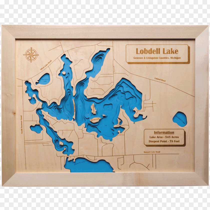 Map Lake Michigan Lobdell Topographic Fenton PNG