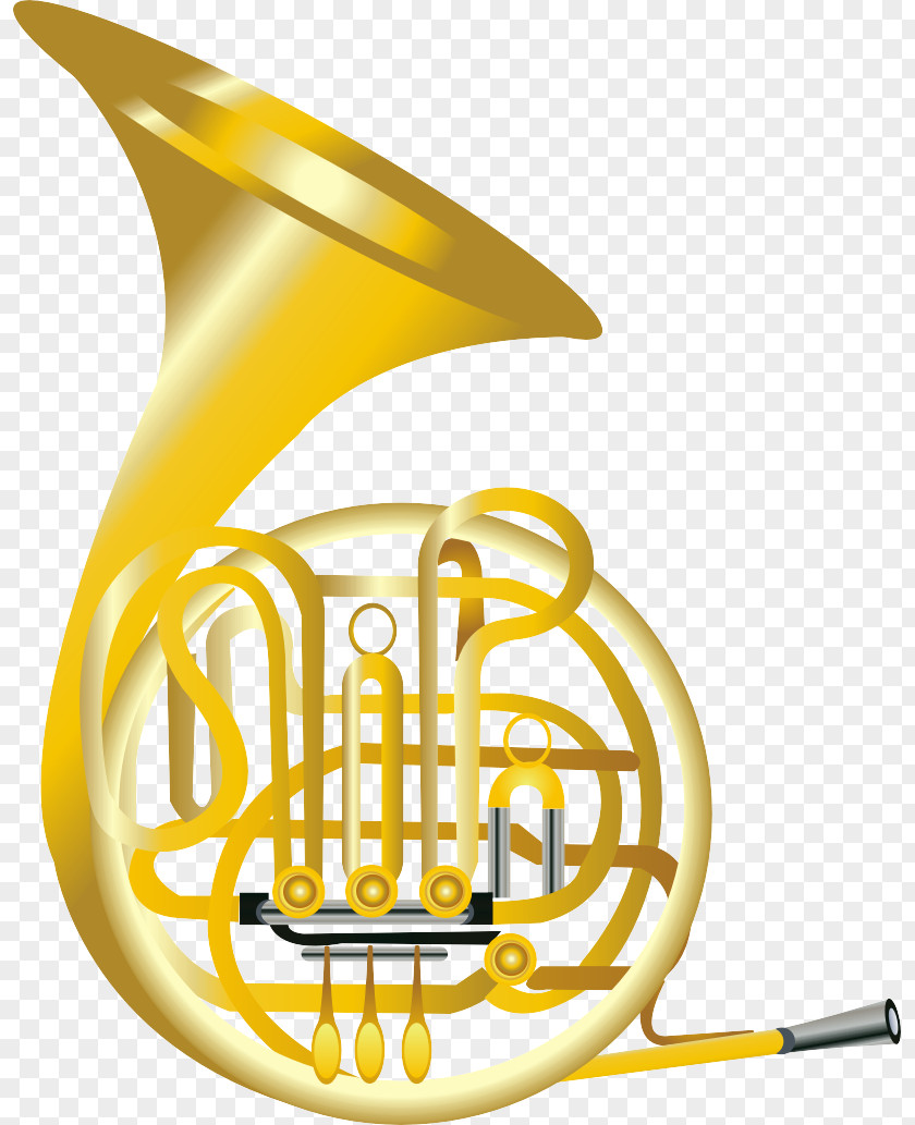 Musical Instruments Instrument French Horn Brass Concert Band Illustration PNG