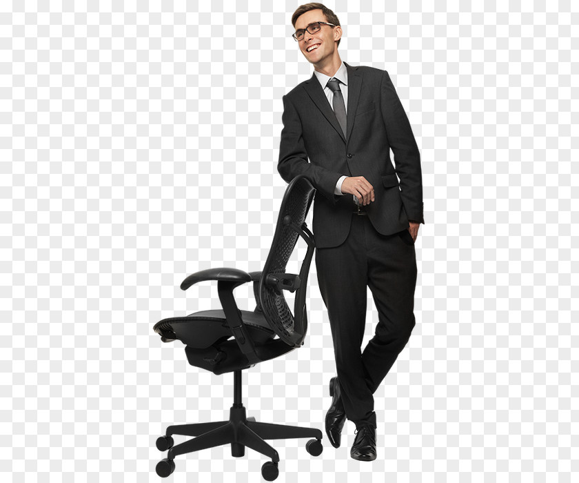 Office Person A & Desk Chairs PNG