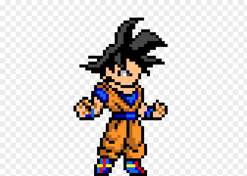 Pixels Goku Pixel Art Dragon Ball PNG
